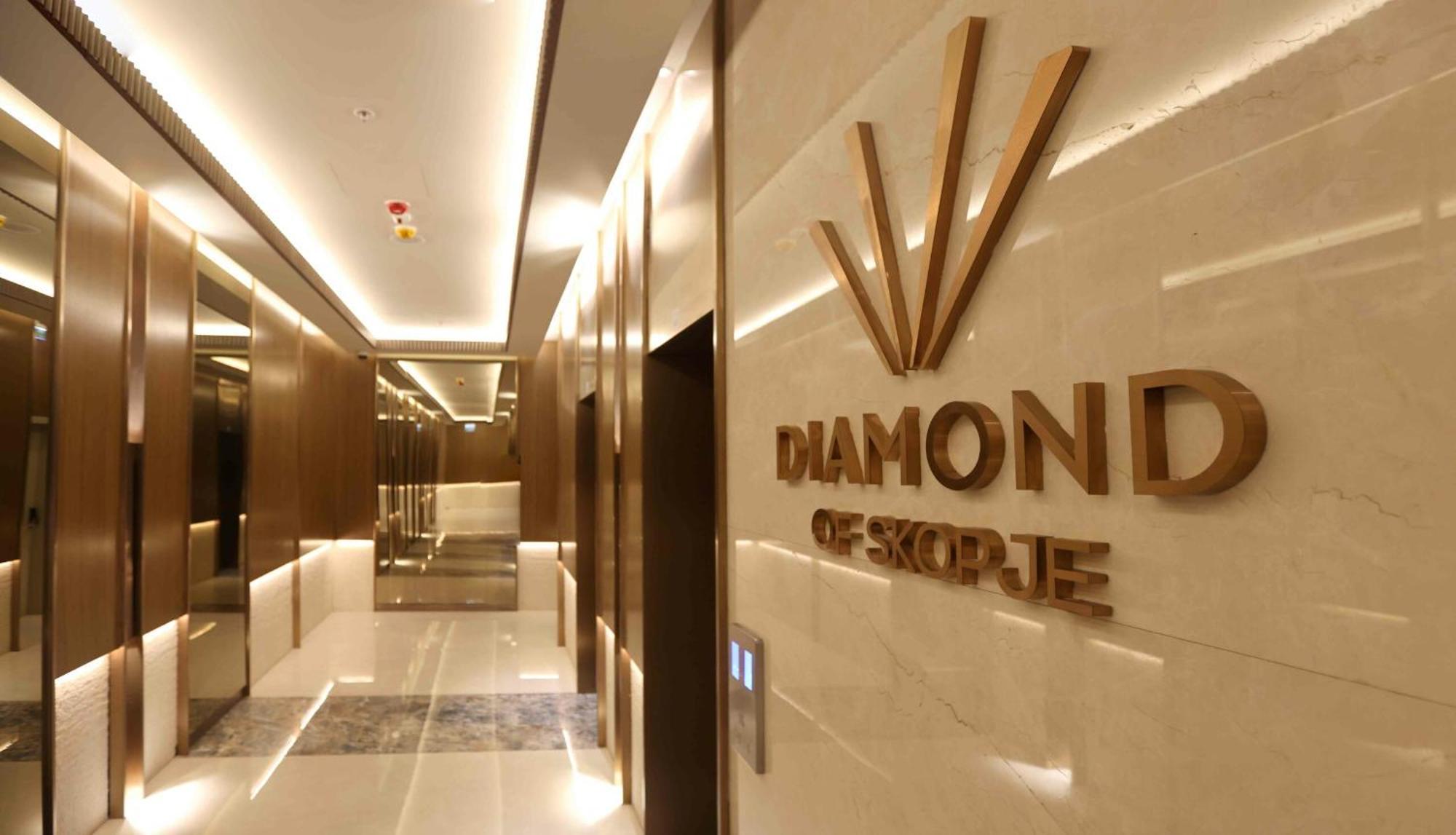 180° View Apartment In Diamond Building Скопье Экстерьер фото